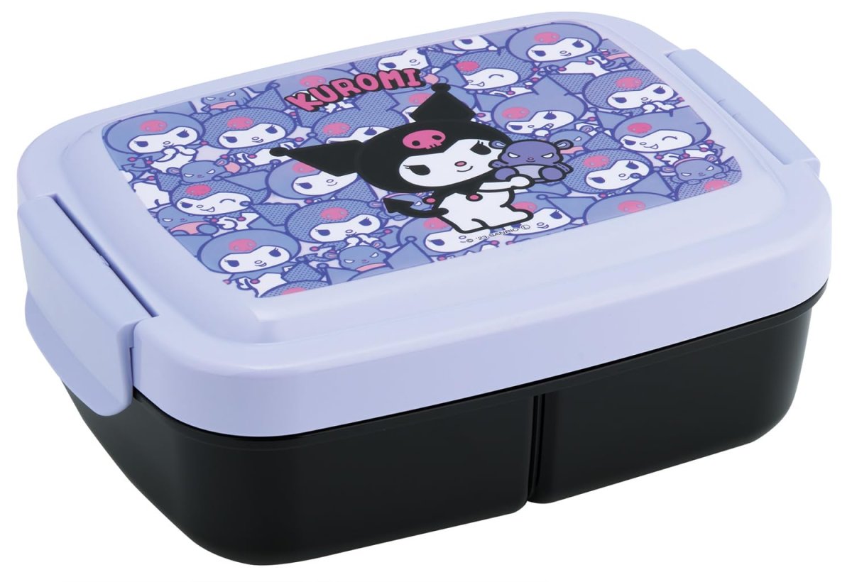 画像1: スケーター（Ｓｋａｔｅｒ） キッズ お弁当箱 ドーム型 仕切り一体型 ８４０ｍｌ クロミ うしろうしろ サンリオ 日本製 Ｐ８４６７５３０ (1)