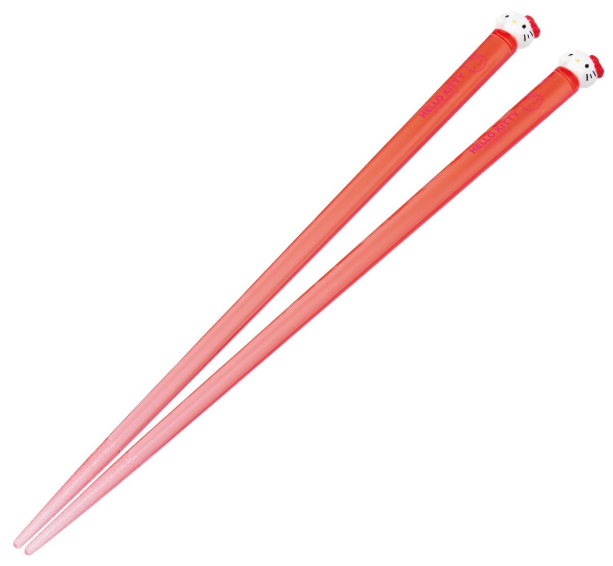 画像1: スケーター（Ｓｋａｔｅｒ） アクリル 箸 ２１ｃｍ マスコット付 サンリオ ハローキティ ＡＡＤ４５ (1)