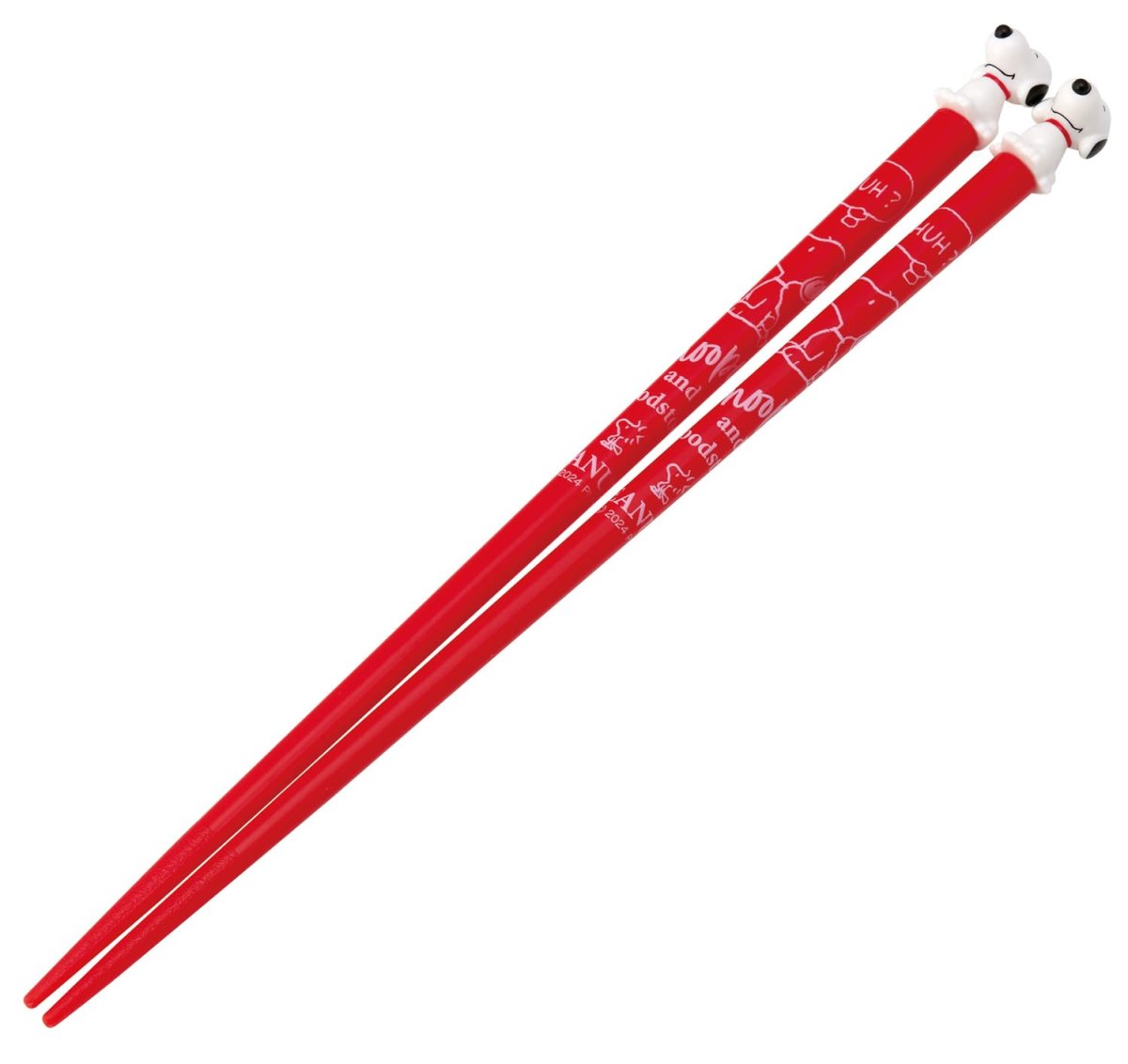 画像1: スケーター（Ｓｋａｔｅｒ） アクリル 箸 ２１ｃｍ マスコット付 スヌーピー ＡＡＤ４５?Ａ (1)