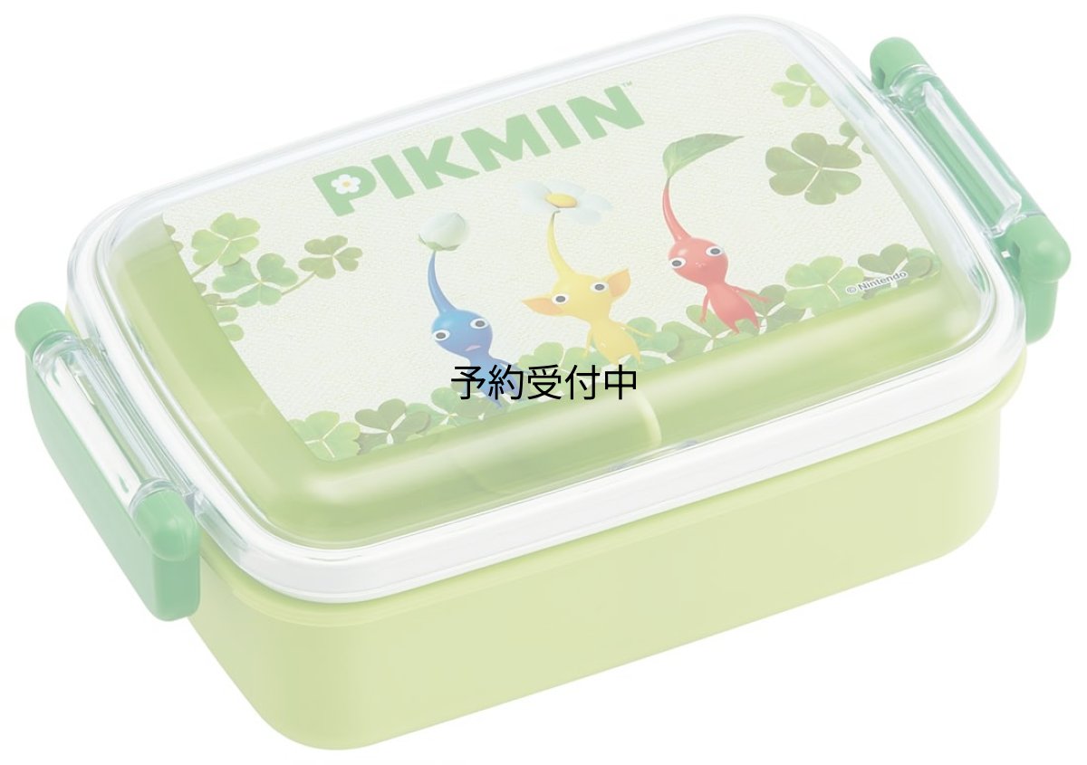 画像1: スケーター（Ｓｋａｔｅｒ） お弁当箱 子供用 ４５０ｍｌ ふわっと盛れるドーム型ふた ランチボックス １段 日本製 ピクミン 男の子 女の子 ＲＢＦ３ＡＮＡＧ?Ａ (1)
