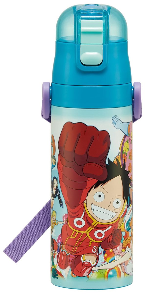 画像1: スケーター（Ｓｋａｔｅｒ） 水筒 子供用 直飲み ４７０ｍｌ ワンピース ２４ 保冷専用 ステンレス 軽量タイプ ｗａｔｅｒｂｏｔｔｌｅ スポーツボトル キッズ こども 水瓶 ＳＤＣ４?Ａ (1)