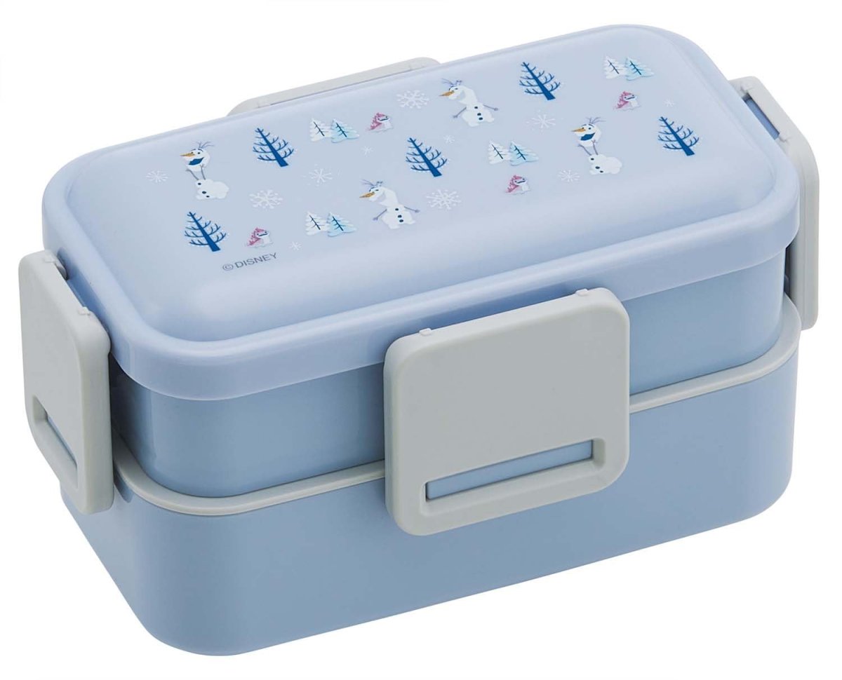 画像1: スケーター（Ｓｋａｔｅｒ） 弁当箱 ２段 ６００ｍｌ 女性 日本製 ふわっと盛れるドーム型ふた ランチボックス 食洗機対応 レンジ対応 ディズニー アナと雪の女王 オラフ ＰＦＬＷ４ＡＧ?Ａ (1)