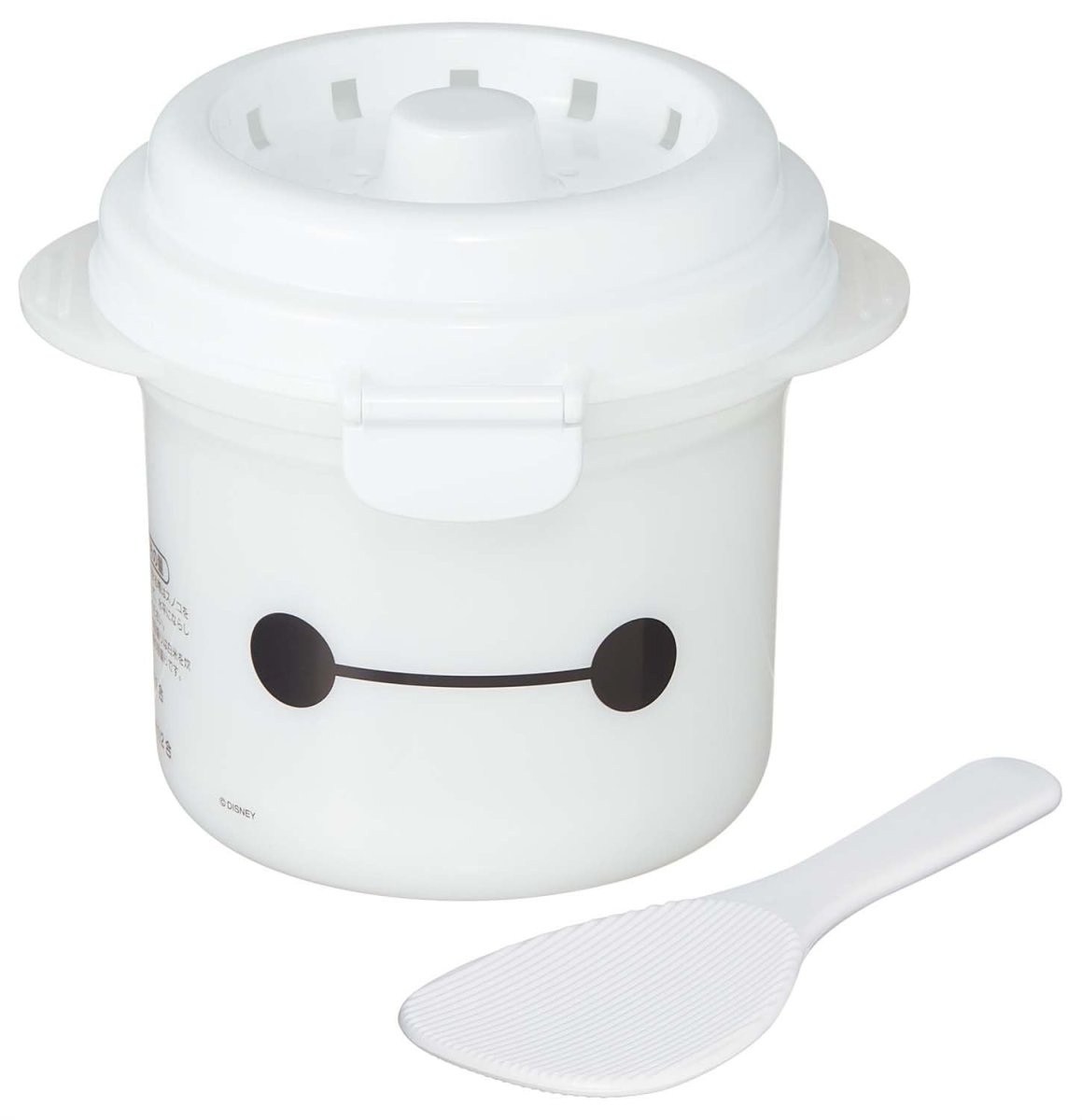 画像1: スケーター（Ｓｋａｔｅｒ） 電子レンジ 炊飯器 ご飯メーカー １合 スノコ付 ディズニー ベイマックス ６４０ｍｌ 日本製 ＵＤＧ１?Ａ (1)