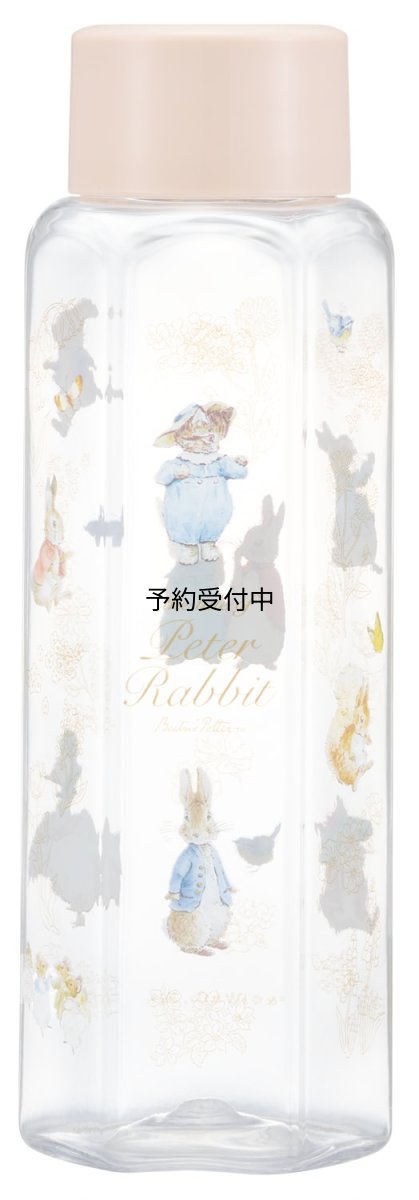画像1: スケーター（Ｓｋａｔｅｒ） 持ちやすい 六角形 水筒 プラスチック ３５０ｍｌ ブロー ボトル 大人 キッズ 子供 直飲み 透明 軽量 こども クリア マイボトル ピーターラビット ＰＤＨ４ (1)