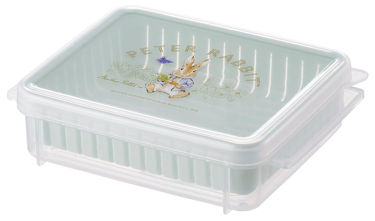 画像1: スケーター（Ｓｋａｔｅｒ） ザル付 保存容器 ごはん ご飯 おかず お総菜 保存 日本製 Ｓ ２６０ｍｌ ピーターラビット ＳＺＲ２ (1)