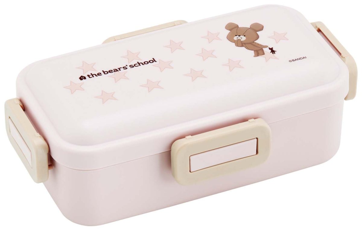 画像1: スケーター（Ｓｋａｔｅｒ） 弁当箱 ５３０ｍｌ １段 女性 日本製 汁漏れしにくい４点ロック ランチボックス 食洗機対応 レンジ対応 くまのがっこう ココア ＰＦＬＢ６ＡＧ?Ａ (1)