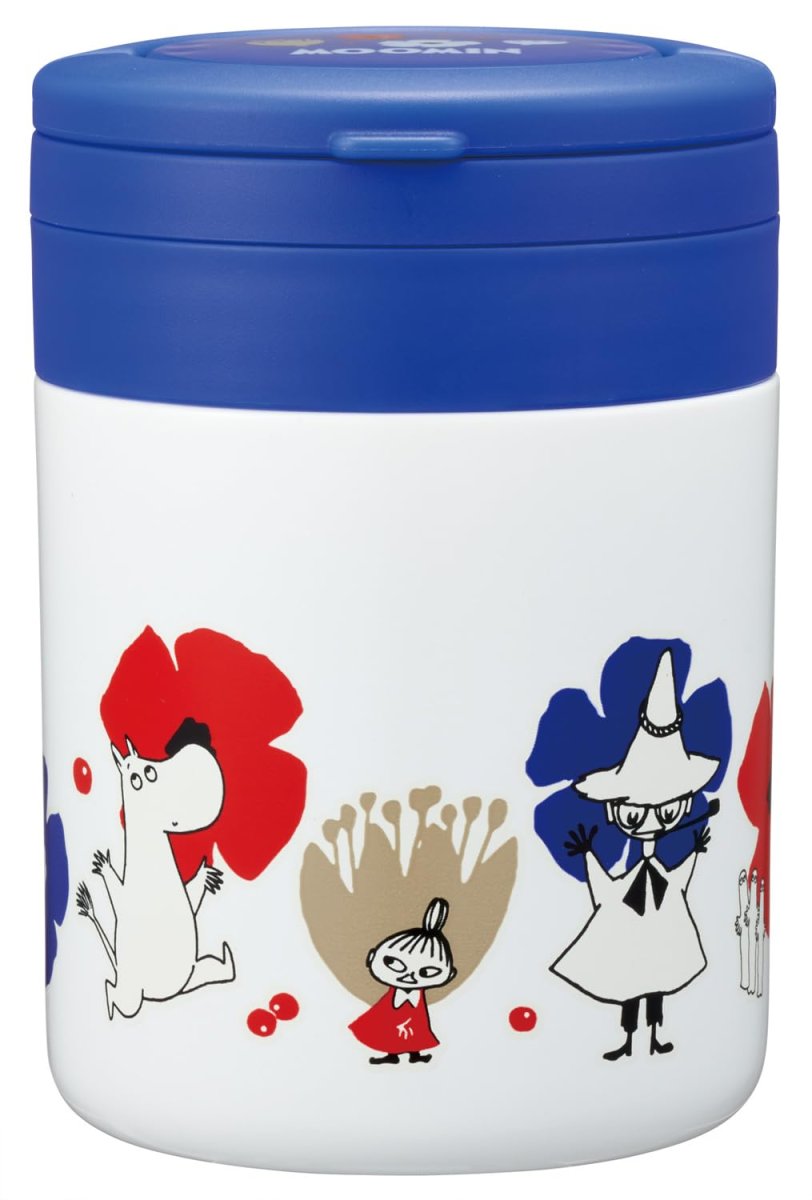 画像1: スケーター（Ｓｋａｔｅｒ） 保温 保冷 スープジャー ３００ｍｌ 折りたたみハンドル付 抗菌 ムーミン ＬＪＦＯ３ＡＧ６７８５６ (1)