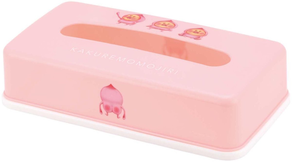 画像1: スケーター（Ｓｋａｔｅｒ） ティッシュケース おしゃれ ティッシュボックス ティッシュカバー ティッシュペーパーストッカー ソフトパック用 こびとづかん 桃尻 ＴＳＳＴ０?Ａ (1)