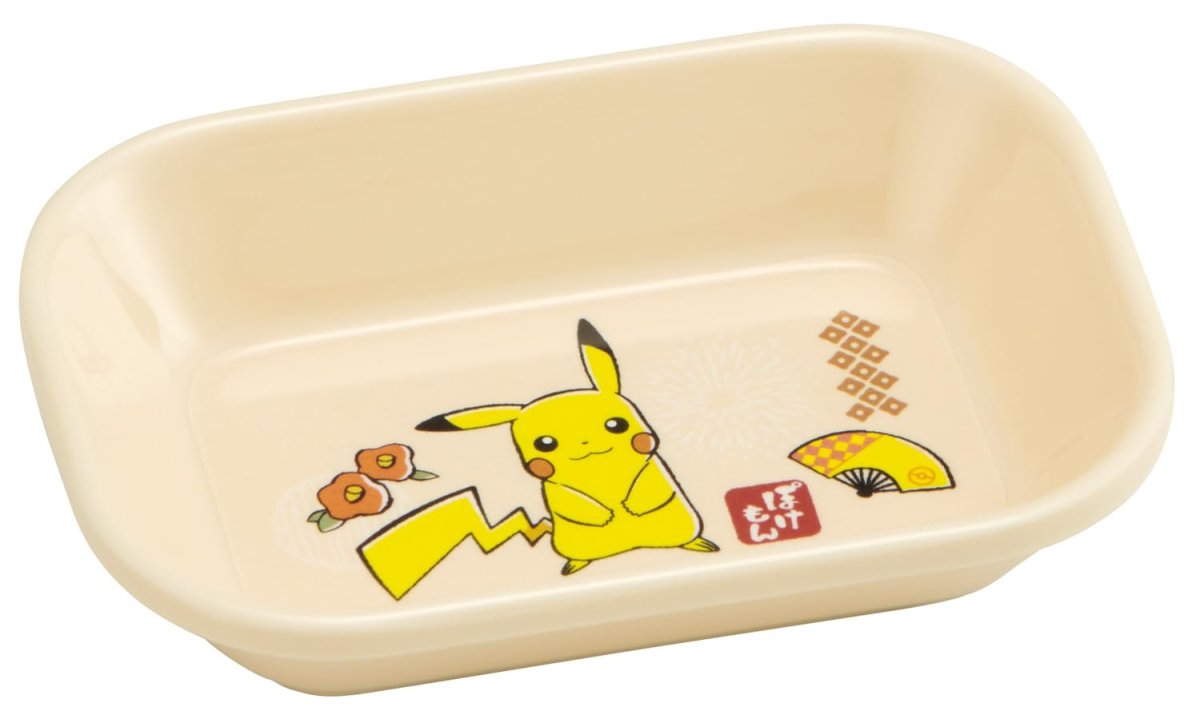 画像1: スケーター（Ｓｋａｔｅｒ） 小皿 メラミン ミニプレート システム食器 Ｓ トレー 皿 ポケモン １０．５ｃｍ×７．５ｃｍ ＭＴＳＩ３ (1)