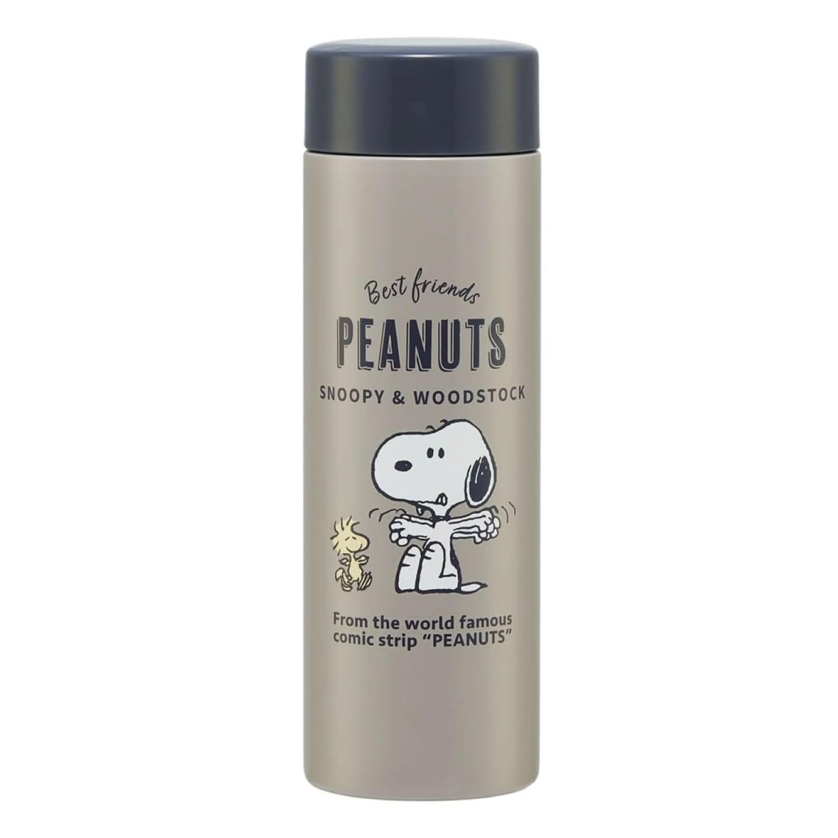 画像1: スケーター（Ｓｋａｔｅｒ） ステンレス マグボトル 超軽量 ３５０ｍｌ スヌーピー バッジ ＰＥＡＮＵＴ ＳＴＹＬ４ (1)