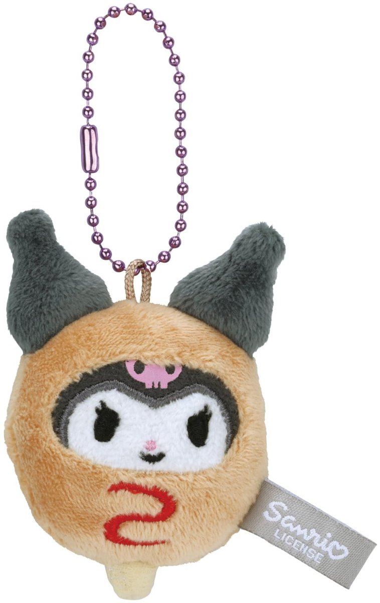画像1: スケーター（Ｓｋａｔｅｒ） ぬいぐるみ キーホルダー ボールチェーン サンリオ クロミ なりきり食べ物 ＺＮＫＨ１Ｋ?Ａ (1)