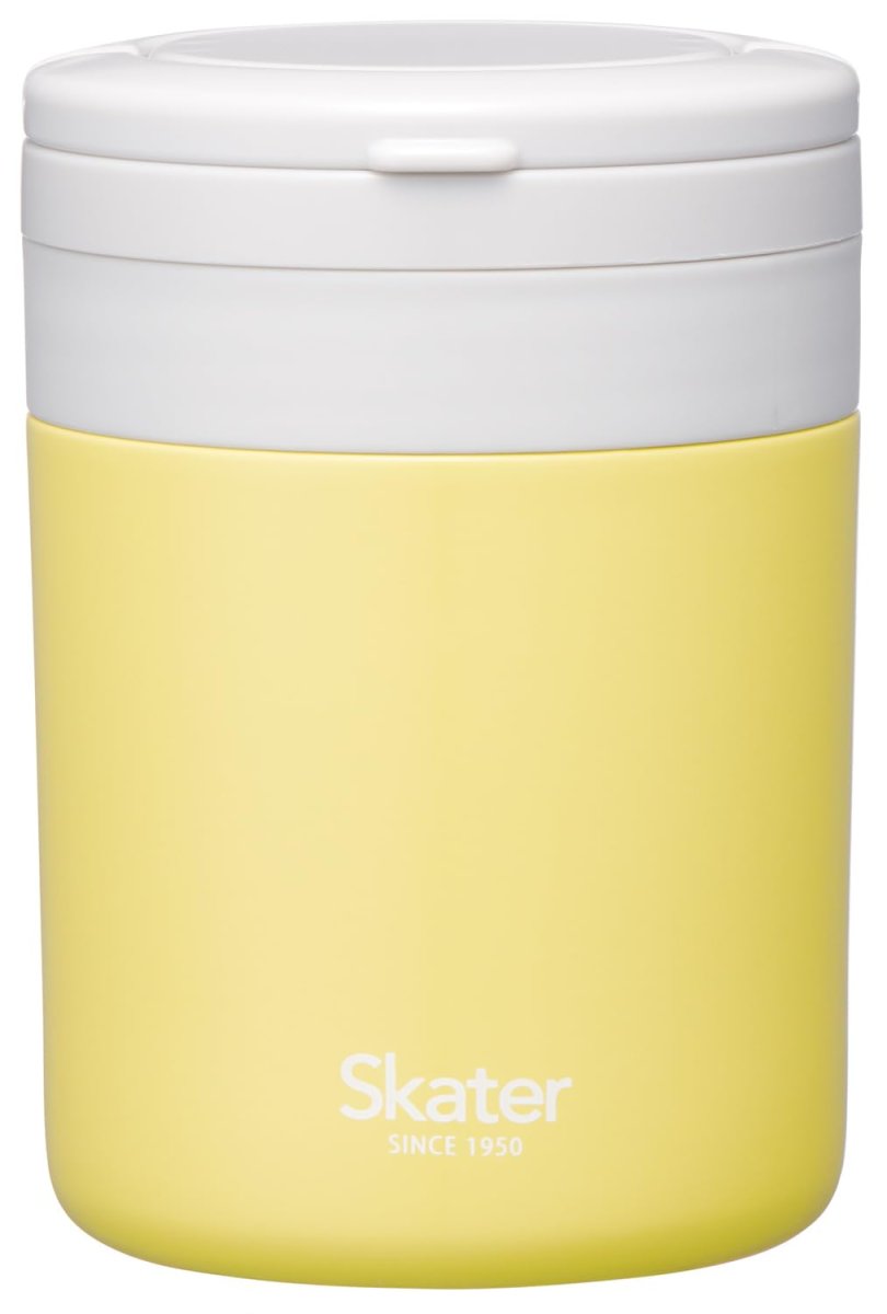 画像1: スケーター（Ｓｋａｔｅｒ） 保温 保冷 スープジャー ３００ｍｌ 折りたたみハンドル付 抗菌 サフランイエロー ＬＪＦＯ３ＡＧ (1)