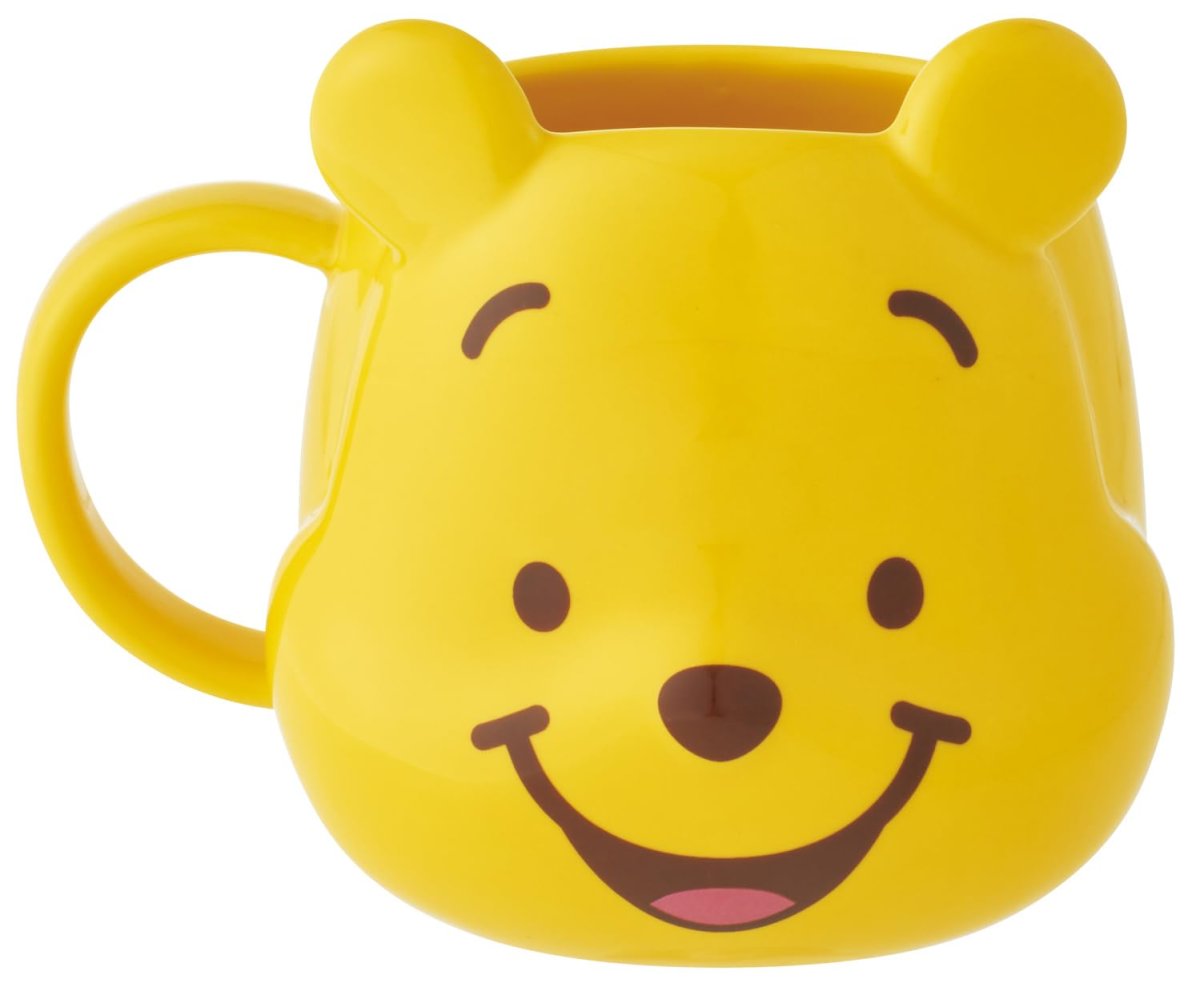 画像1: スケーター（Ｓｋａｔｅｒ） 陶器 マグカップ ３９０ｍｌ ダイカット ディズニー くまのプーさん ＣＨＭＧＤ４?Ａ (1)