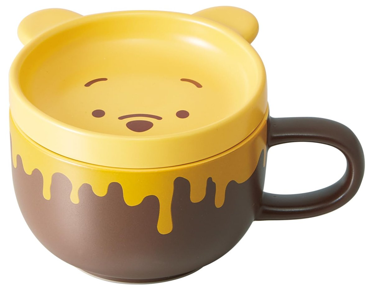 画像1: スケーター（Ｓｋａｔｅｒ） スープカップ マグカップ ３４０ｍｌ フタ付き レンジ対応 食洗機対応 ディズニー くまのプーさん ＣＨＳＣ１?Ａ (1)