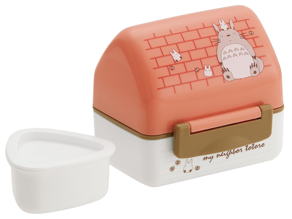 画像1: スケーター（Ｓｋａｔｅｒ） 抗菌 三角 弁当箱 おにぎりケース ランチボックス レンジ対応 子供 トトロ おうち ＰＯＴ５ＡＧ?Ａ (1)