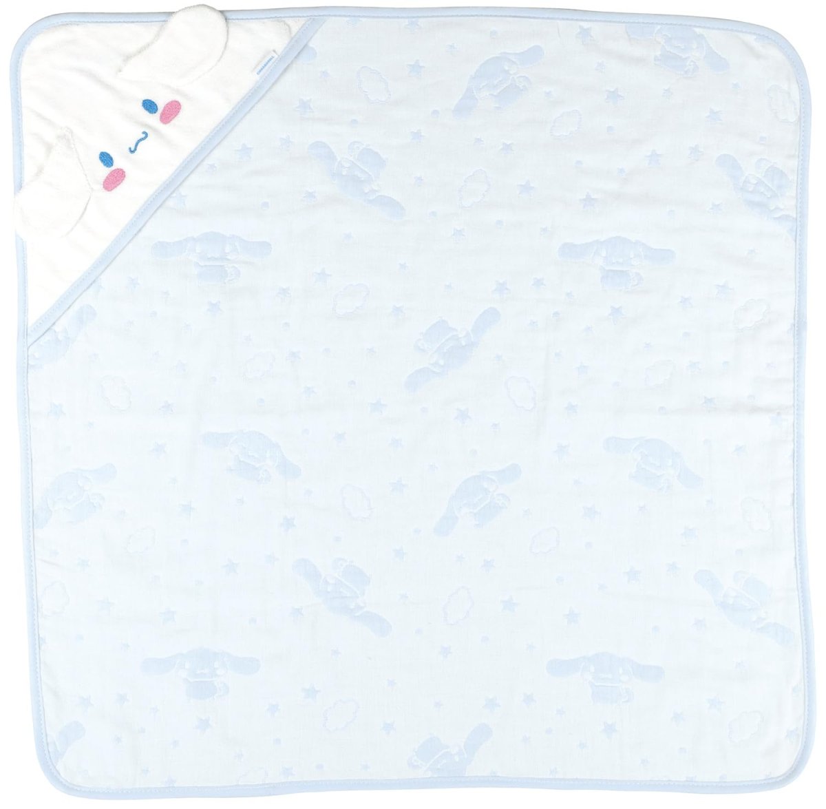 画像1: スケーター（Ｓｋａｔｅｒ） おくるみ ７０×７０ｃｍ 抱っこ 寝具 保湿 丸洗いＯＫ ベビー サンリオ シナモロール ＢＯＭ１ (1)
