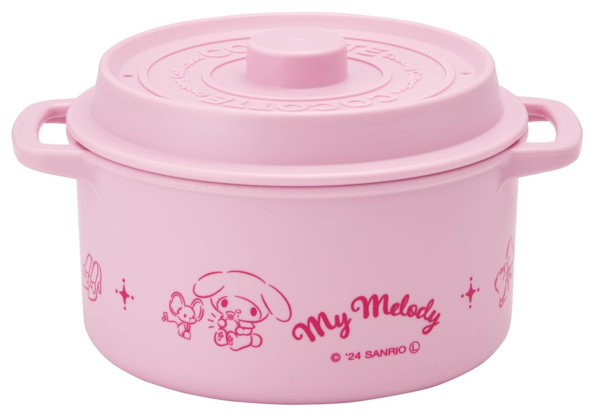 画像1: スケーター（Ｓｋａｔｅｒ） ココット風 電子レンジ鍋 ６８０ｍｌ 日本製 サンリオ マイメロディ ＭＷＣＰ１?Ａ (1)