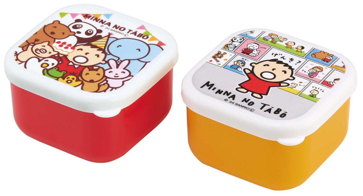 画像1: スケーター（Ｓｋａｔｅｒ） ミニ シール容器 保存容器 おかず入れ １６０ｍｌ ２個組 みんなのたあ坊 ＭＯ２ＷＡＧ?Ａ (1)