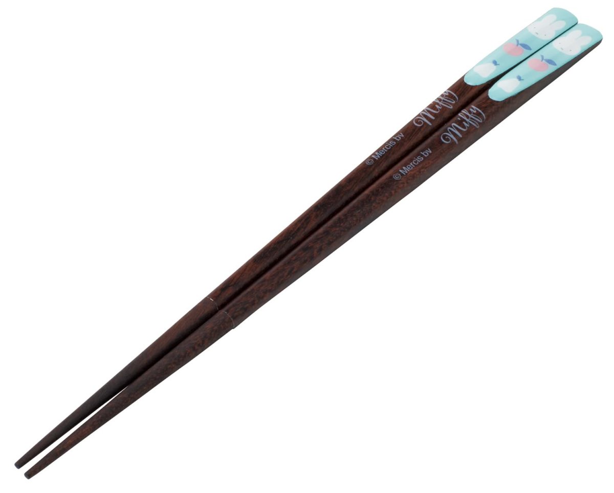 画像1: スケーター（Ｓｋａｔｅｒ） 天削 箸 ２１ｃｍ 木製 ミッフィー ＡＮＮＴＳ４?Ａ (1)