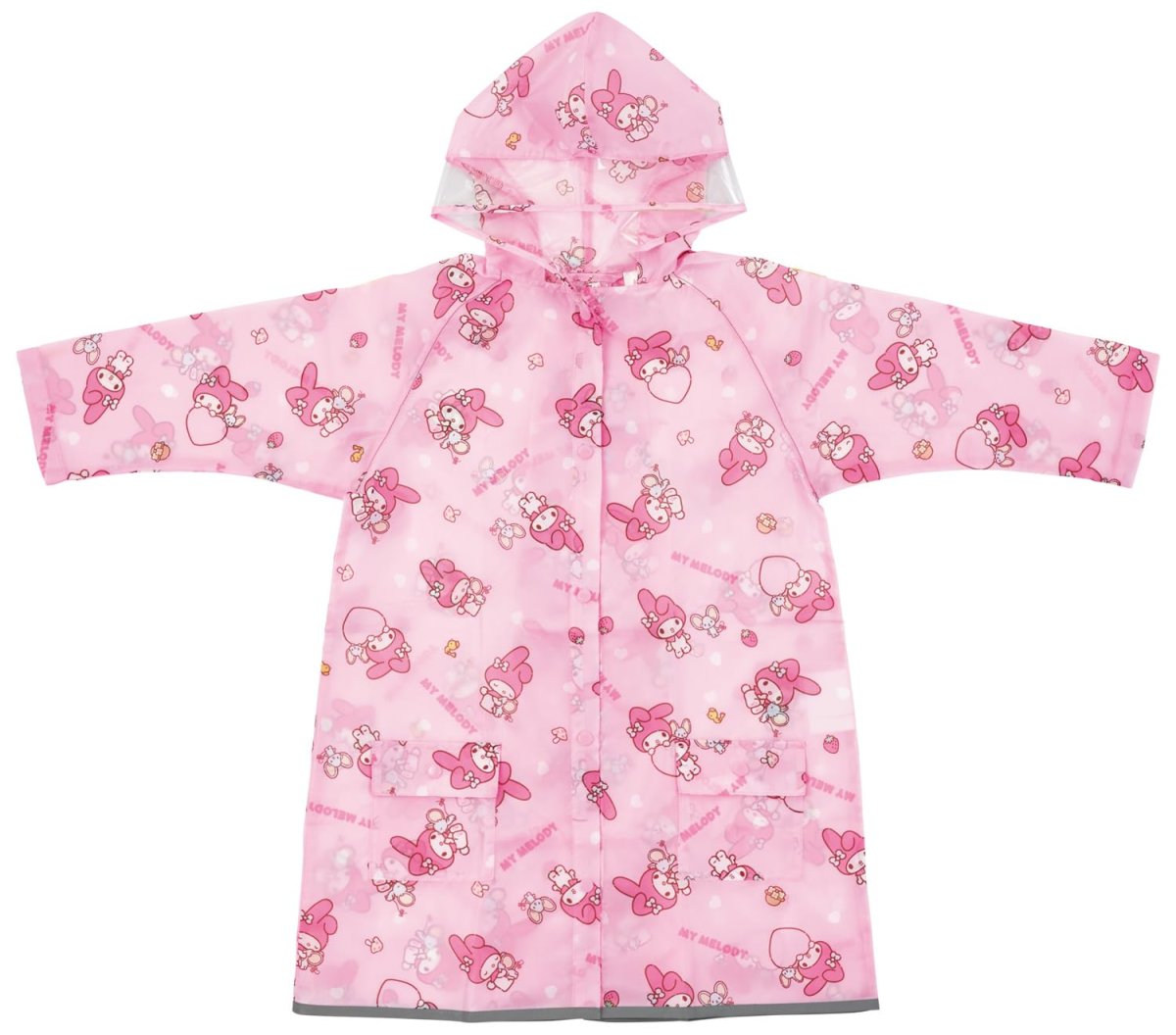 画像1: スケーター（Ｓｋａｔｅｒ） 子供用 レインコート ランドセル リュックを背負ったまま脱着できる 適応身長１１０?１２５ｃｍ マイメロディ お友だち 女の子 ＲＡＣＯ１Ｍ (1)