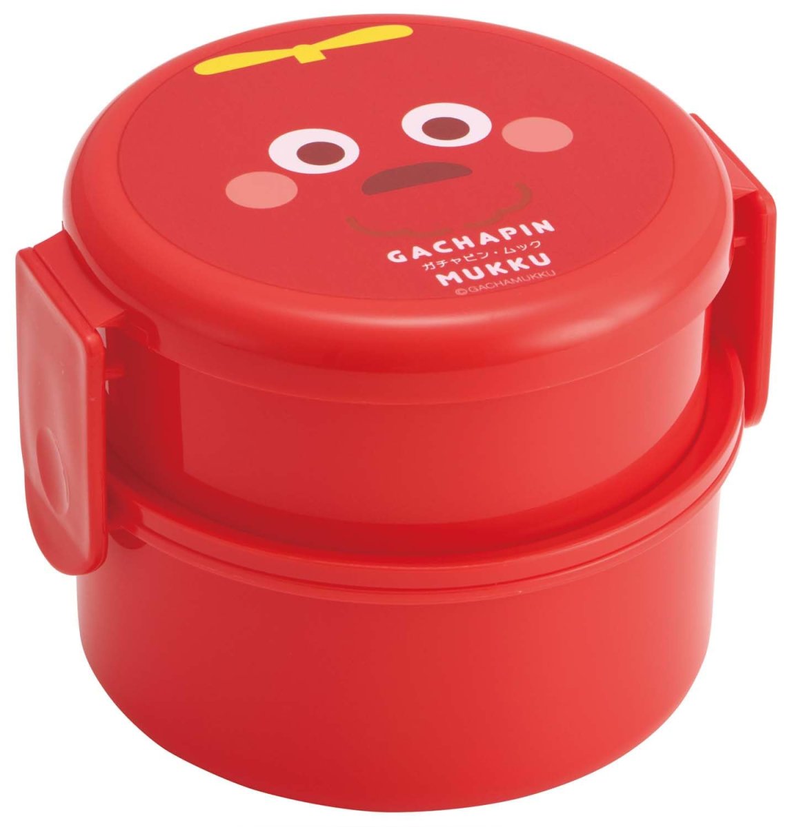 画像1: スケーター（Ｓｋａｔｅｒ） 弁当箱 抗菌 ２段 ランチボックス フォーク付き 丸型 おにぎり ケース ５００ｍｌ 日本製 レンジ対応 ムック ＯＮＷＲ１ＡＧ?Ａ (1)