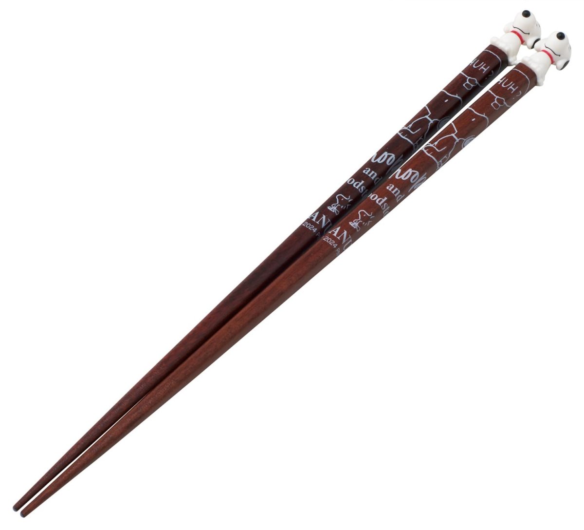 画像1: スケーター（Ｓｋａｔｅｒ） 塗箸 ２１ｃｍ マスコット付 スヌーピー ＡＮＤ４５?Ａ (1)