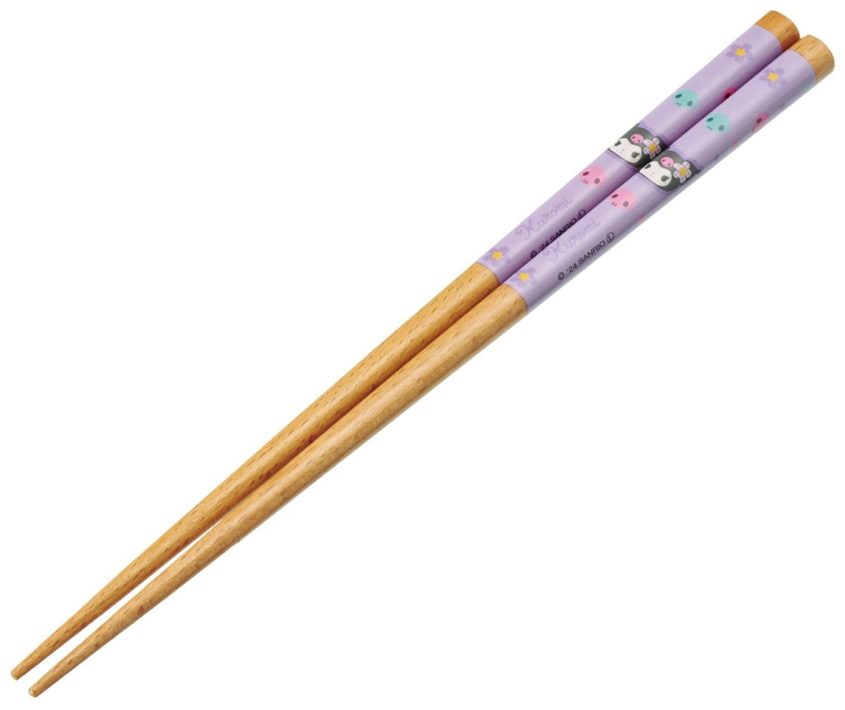 画像1: スケーター（Ｓｋａｔｅｒ） 箸 四角 先丸 ２１ｃｍ 木製 サンリオ クロミ カオハナ ＡＮＮＳＱ４?Ａ (1)