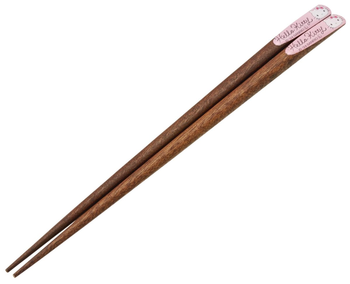 画像1: スケーター（Ｓｋａｔｅｒ） 天削 箸 ２１ｃｍ 木製 サンリオ ハローキティ 水彩コスメ ＡＮＮＴＳ４?Ａ (1)
