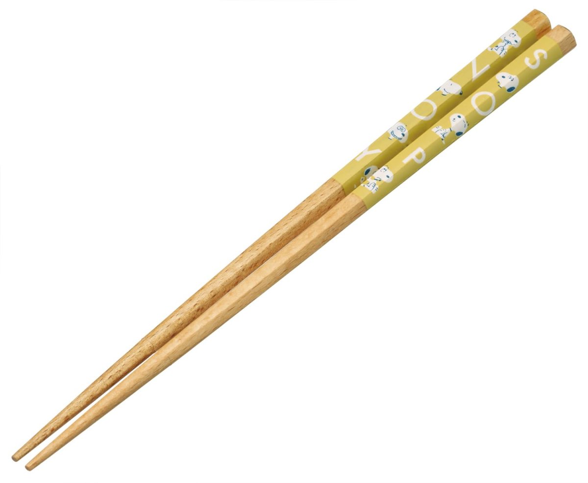 画像1: スケーター（Ｓｋａｔｅｒ） 箸 六角 ２１ｃｍ 木製 スヌーピー ＡＮＮＨＥ４?Ａ (1)