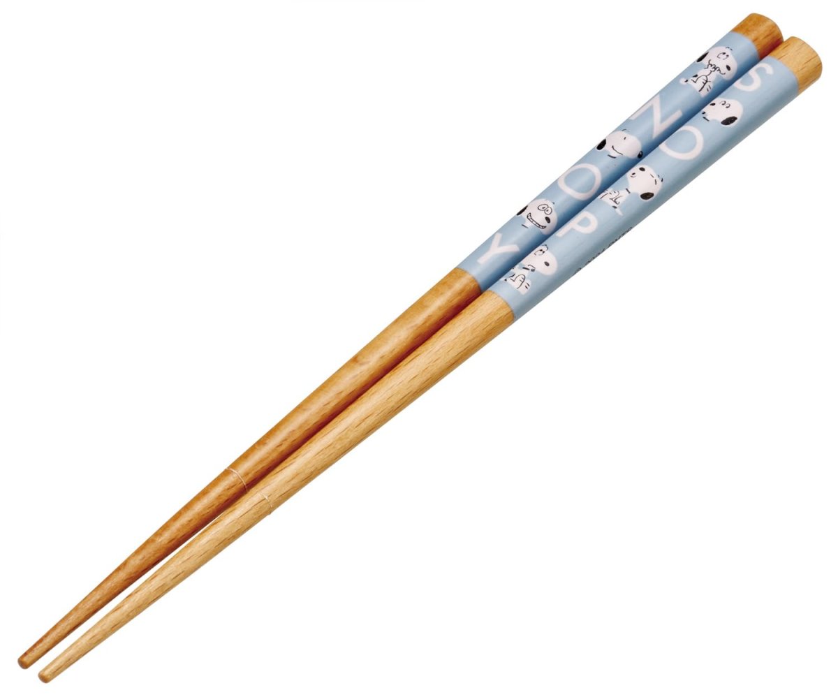 画像1: スケーター（Ｓｋａｔｅｒ） 箸 四角 先丸 １８ｃｍ 木製 スヌーピー ＡＮＮＳＱ３?Ａ (1)