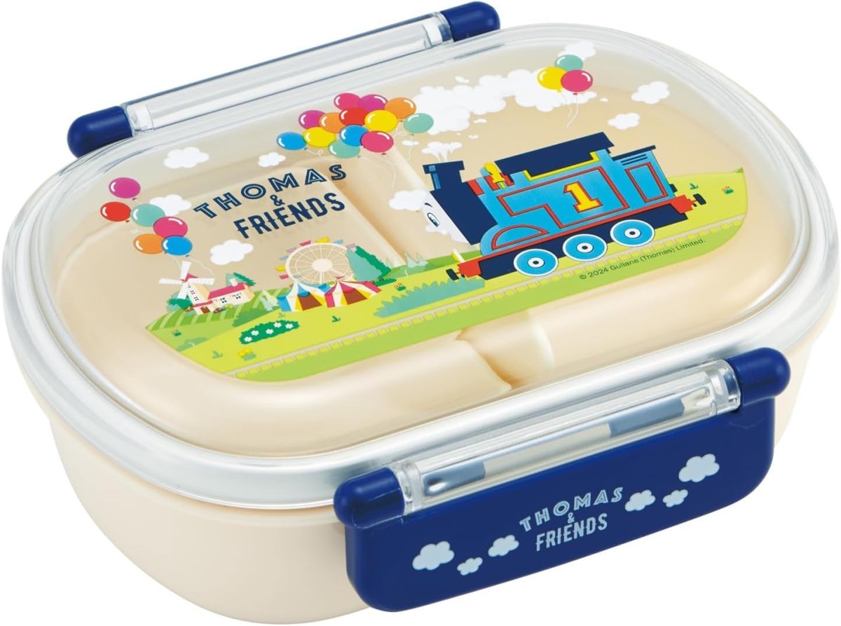 画像1: スケーター（Ｓｋａｔｅｒ） 弁当箱 子供 ３６０ｍｌ ふわっと盛れるフタ 日本製 ランチボックス １段 食洗機対応 レンジ対応 きかんしゃトーマス 男の子 ＱＡＦ２ＢＡＡＧ?Ａ (1)