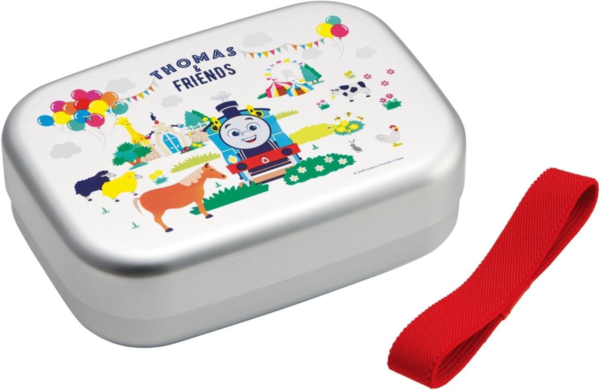 画像1: スケーター（Ｓｋａｔｅｒ） 弁当箱 アルミ ランチボックス 子供用 ３７０ｍｌ 保温庫対応 ランチベルト付 日本製 きかんしゃトーマス 男の子 ＡＬＢ５ＮＶ?Ａ (1)