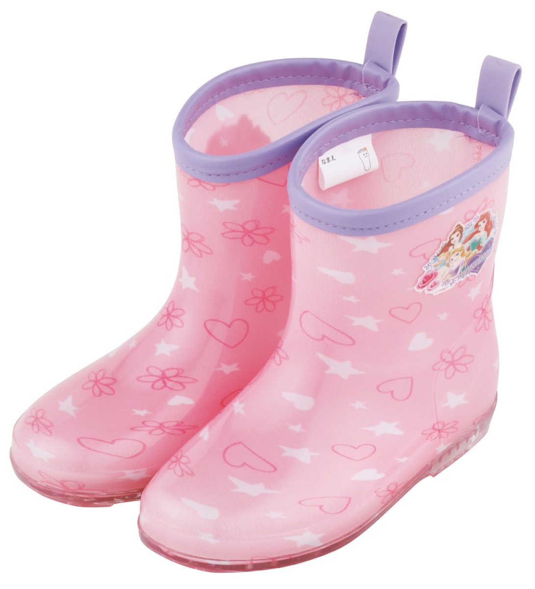 画像1: スケーター（Ｓｋａｔｅｒ） レインブーツ シューズ 長靴 １７ｃｍ 子供用 反射テープ付 ディズニー プリンセス ＲＩＢＴ１７ (1)
