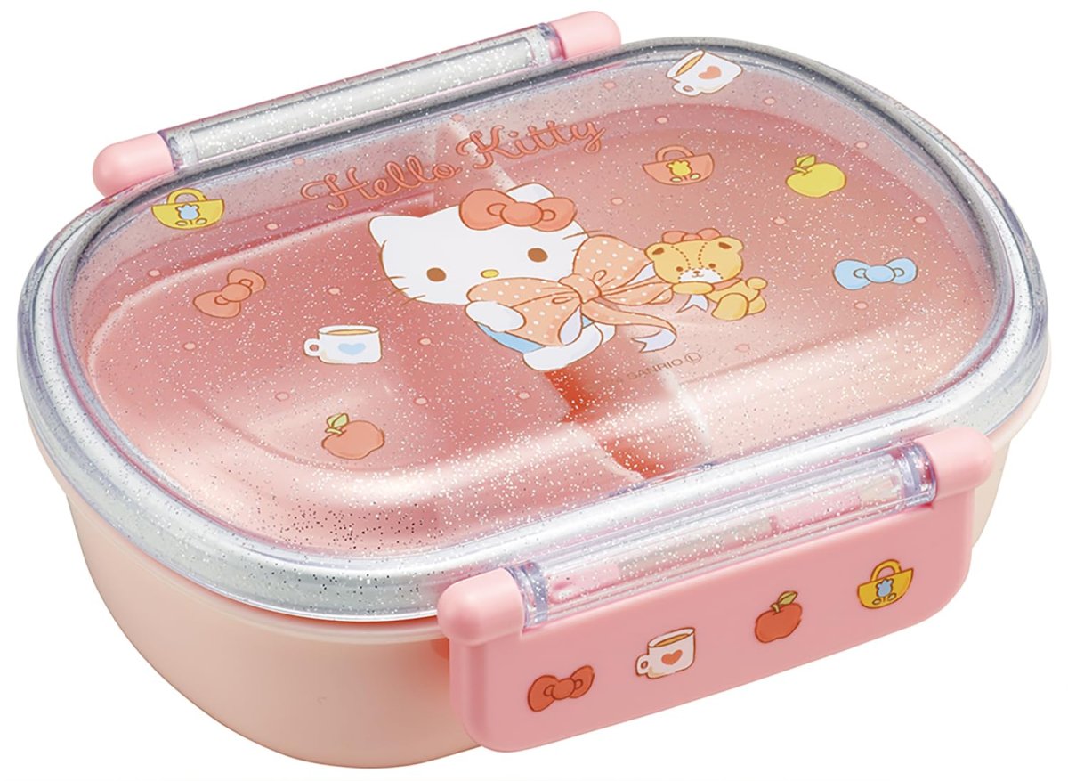 画像1: スケーター（Ｓｋａｔｅｒ） 子供用 お弁当箱 １段 ３６０ｍｌ 中子付き（おかず容器） ふわっと盛れるドーム型 キッズランチ 抗菌加工 日本製 サンリオ ハローキティ ビッグリボン 女の子 ＱＡＦ２ＢＡＡＧ６８６３５ (1)