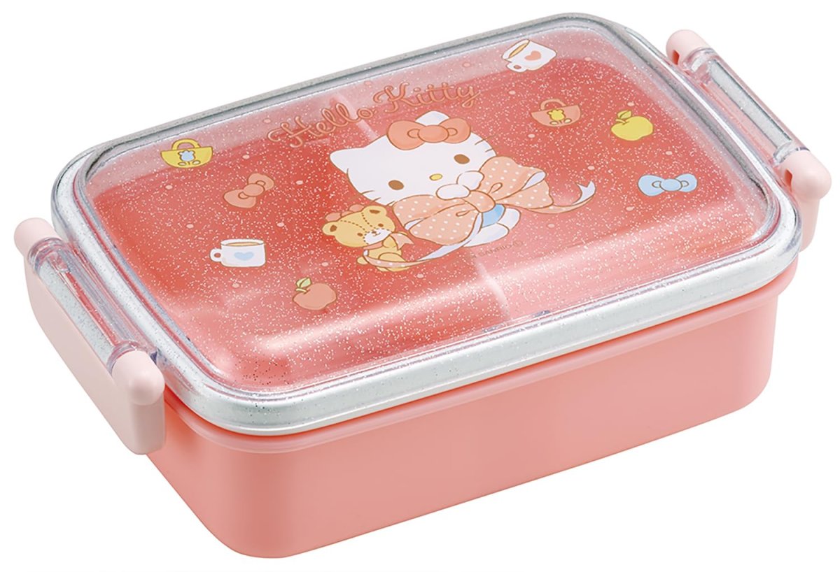 画像1: スケーター（Ｓｋａｔｅｒ） お弁当箱 子供用 ４５０ｍｌ ふわっと盛れるドーム型ふた ランチボックス １段 日本製 サンリオ ハローキティ ビッグリボン 女の子 ＲＢＦ３ＡＮＡＧ?Ａ (1)