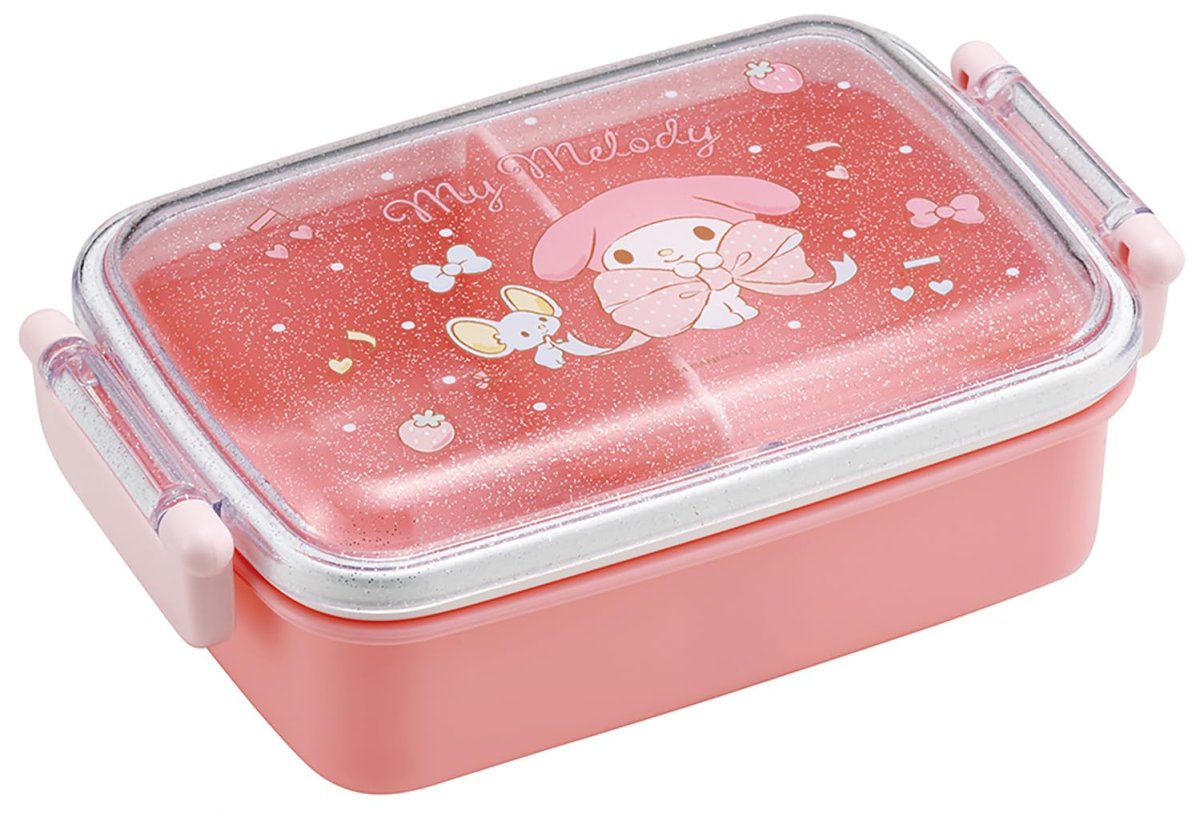 画像1: スケーター（Ｓｋａｔｅｒ） お弁当箱 子供用 ４５０ｍｌ ふわっと盛れるドーム型ふた ランチボックス １段 日本製 サンリオ マイメロディ ビッグリボン 女の子 ＲＢＦ３ＡＮＡＧ?Ａ (1)