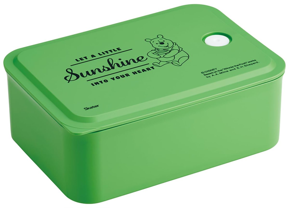 画像1: スケーター（Ｓｋａｔｅｒ） 弁当箱 １段 ７００ｍｌ 蓋をしたままレンジ対応 ランチケース ランチボックス ディズニー くまのプーさん ＰＬ７０Ｂ (1)