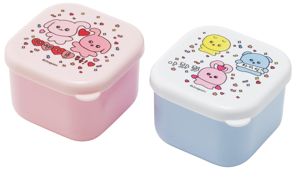 画像1: スケーター（Ｓｋａｔｅｒ） ミニ シール容器 保存容器 おかず入れ １３０ｍｌ ２個組 チェゴシム ＭＯ１ＷＡＧ (1)