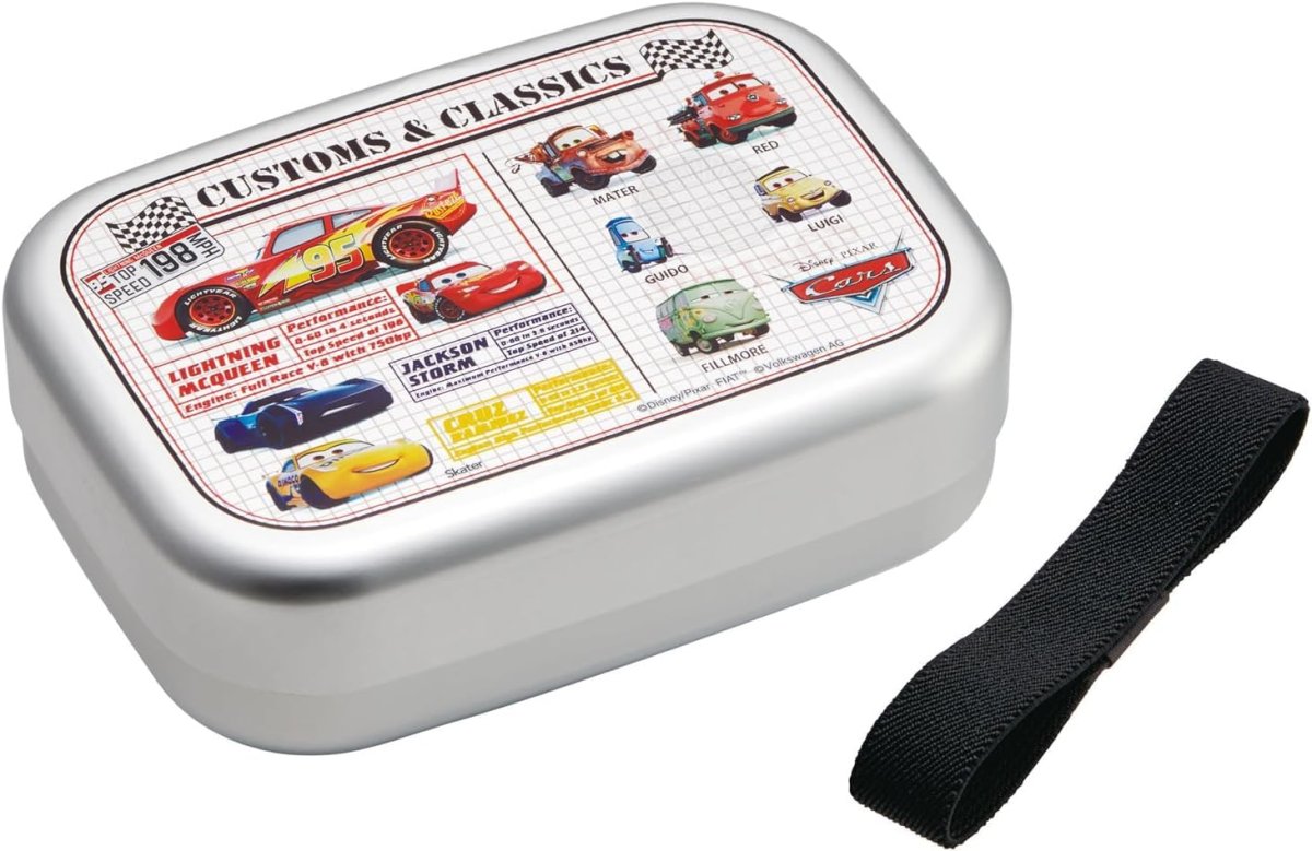 画像1: スケーター（Ｓｋａｔｅｒ） 弁当箱 アルミ ランチボックス 子供用 ３７０ｍｌ 保温庫対応 ランチベルト付 日本製 ディズニー カーズ ２５ 男の子 ＡＬＢ５ＮＶ?Ａ (1)