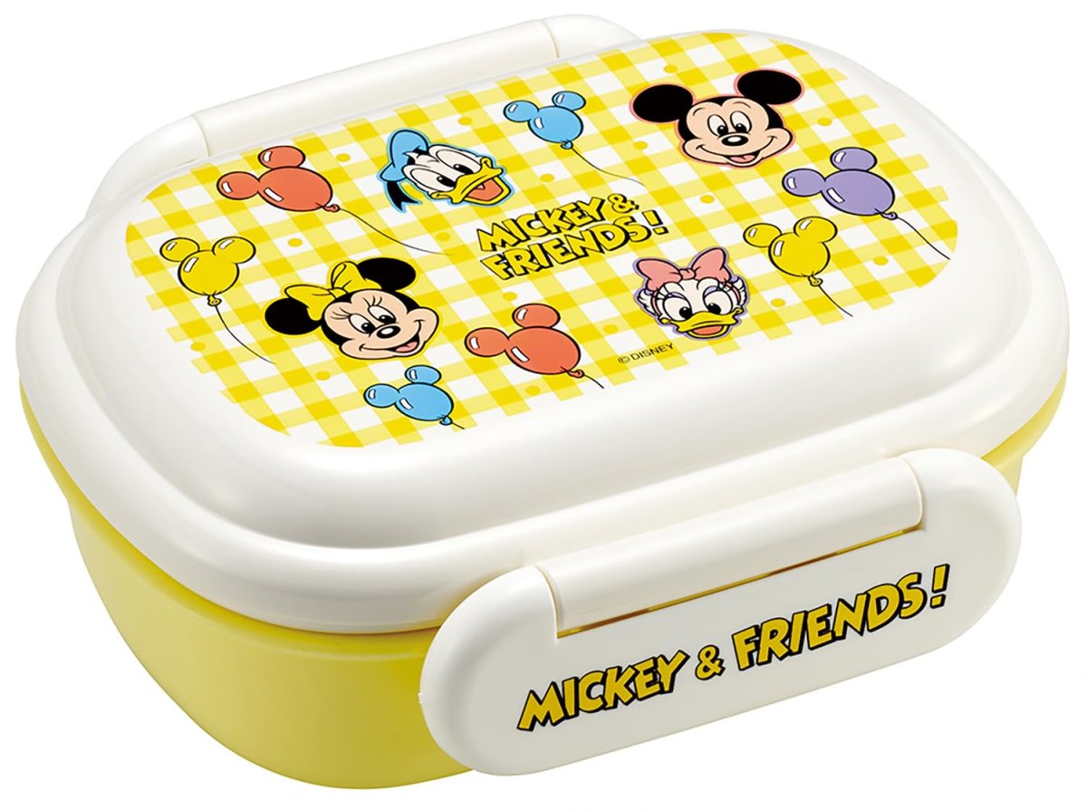 画像1: スケーター（Ｓｋａｔｅｒ） 子供用 お弁当箱 小さめサイズ １段 ２７０ｍｌ ふわっと盛れるドーム型 キッズランチ 抗菌加工 日本製 ディズニー ミッキー＆フレンズ 風船 ＱＡＦ１ＡＧ６８９５０ (1)