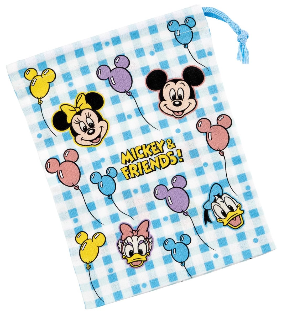 画像1: スケーター（Ｓｋａｔｅｒ） 子供用 お弁当 コップ袋 日本製 キッズ ディズニー ミッキー＆フレンズ 風船 ＫＢ６３６８９５４ (1)