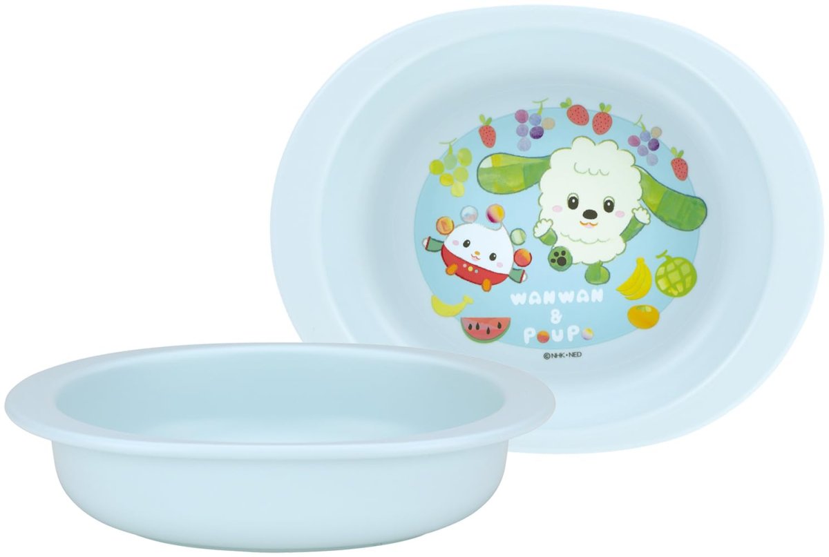 画像1: スケーター（Ｓｋａｔｅｒ） ベビー用 抗菌 プラスチック 食器 子供 小皿 ５ヵ月頃? ２９０ｍｌ いないいないばあっ ２５ ＸＰ２５ＡＧ?Ａ (1)