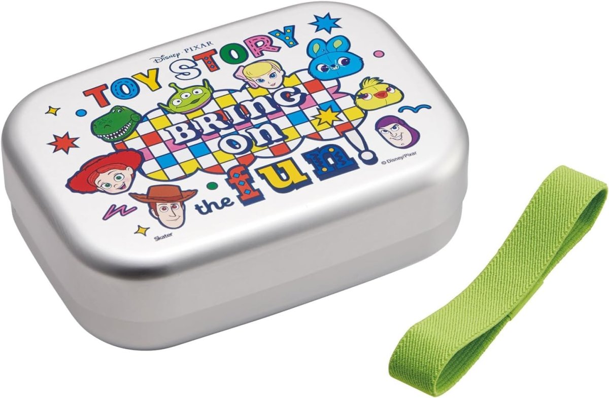 画像1: スケーター（Ｓｋａｔｅｒ） 弁当箱 アルミ ランチボックス 子供用 ３７０ｍｌ 保温庫対応 ランチベルト付 日本製 ディズニー トイ・ストーリー ２５ 男の子 ＡＬＢ５ＮＶ?Ａ (1)