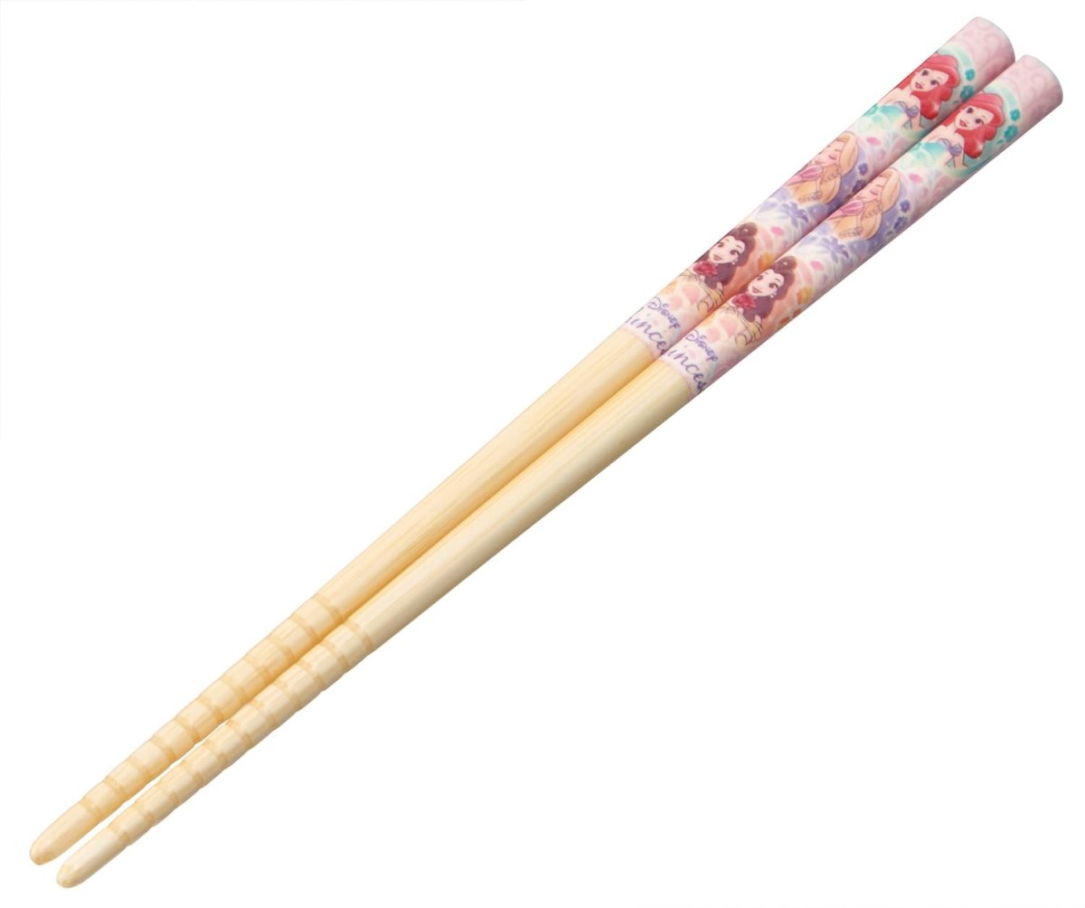 画像1: スケーター（Ｓｋａｔｅｒ） 竹箸 箸 １６．５ｃｍ 日本製 ディズニー プリンセス ２５ 女の子 ＡＮＴ２ (1)