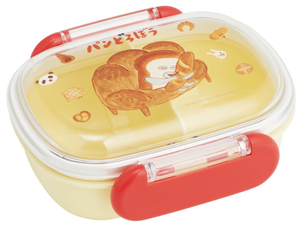 画像1: スケーター（Ｓｋａｔｅｒ） 子供用 お弁当箱 小さめサイズ １段 ２７０ｍｌ ふわっと盛れるドーム型 キッズランチ 抗菌加工 日本製 パンどろぼう ＱＡＦ１ＡＧ (1)