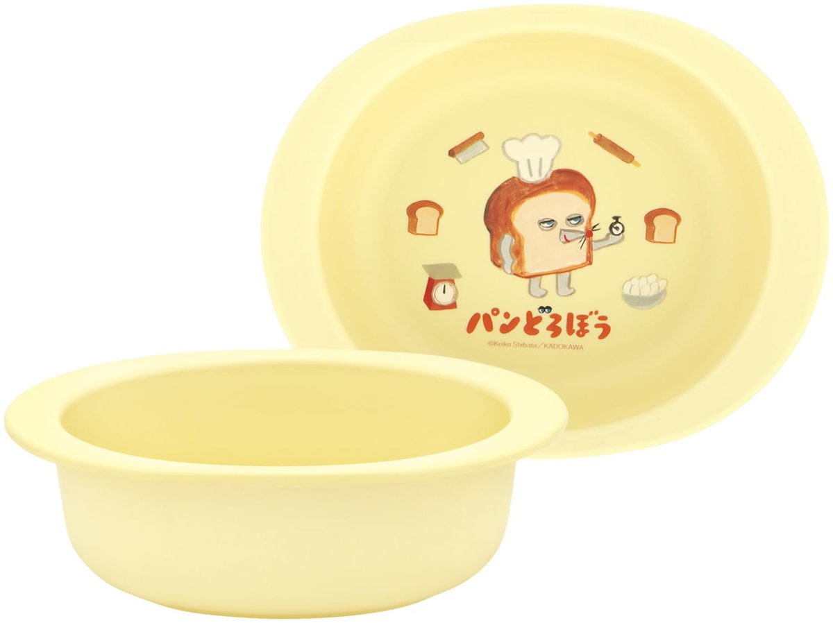 画像1: スケーター（Ｓｋａｔｅｒ） 子供用 抗菌 ベビー食器 小鉢 ５ヵ月頃? プラスチック ２９０ｍｌ パンどろぼう ＸＰ２４ＡＧ?Ａ (1)
