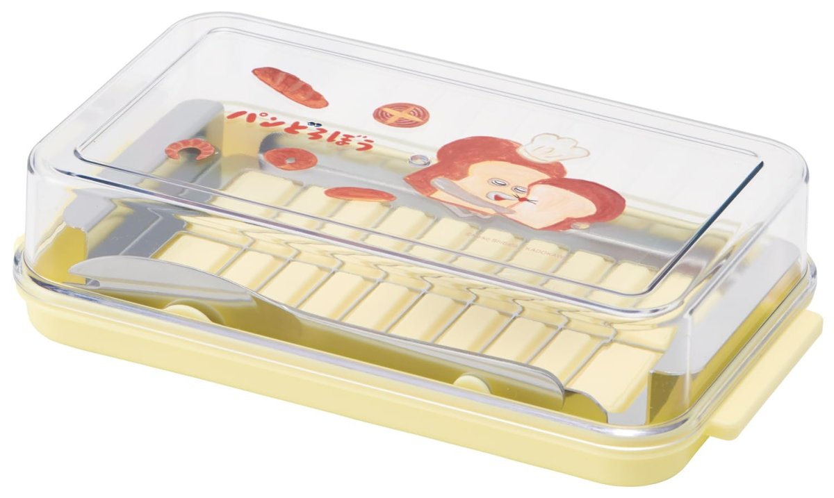画像1: スケーター（Ｓｋａｔｅｒ） ステンレス バター カッター バターケース バターナイフ付 ２００ｇ用 日本製 パンどろぼう ＢＴＧ２ＤＸＮＮ?Ａ (1)