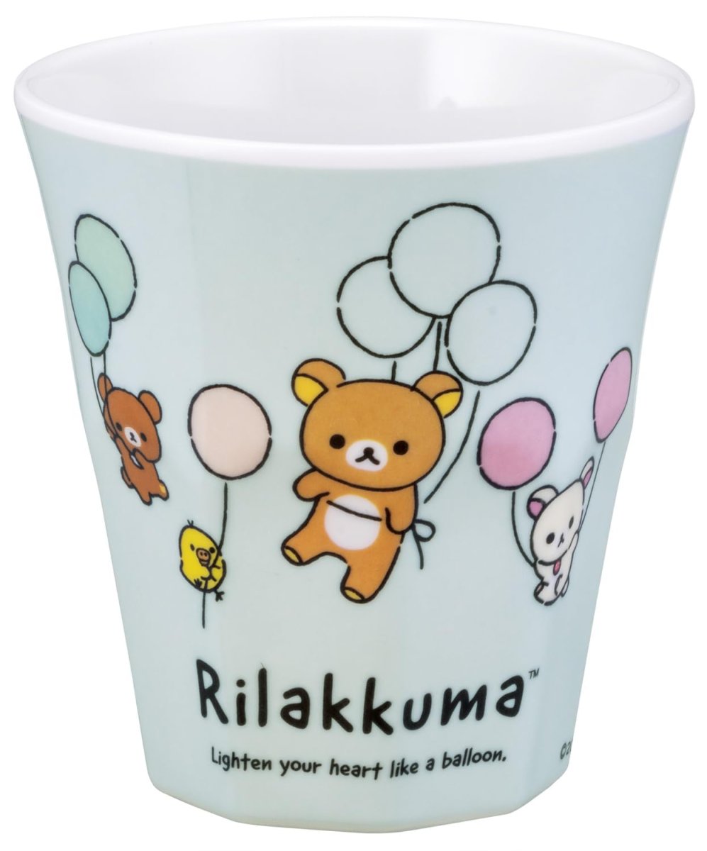 画像1: スケーター（Ｓｋａｔｅｒ） タンブラー ２７０ｍｌ メラミン コップ 子供 割れない リラックマ ふわっと風船 ＭＴＢ２ (1)