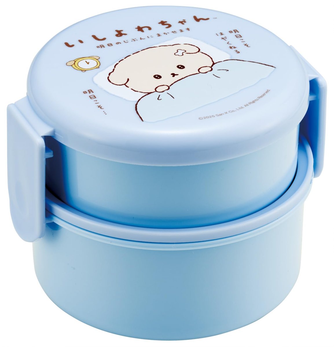画像1: スケーター（Ｓｋａｔｅｒ） 弁当箱 丸型 ランチボックス ５００ｍｌ ２段 フォーク付 日本製 いしよわちゃん 女の子 ＯＮＷＲ１?Ａ (1)