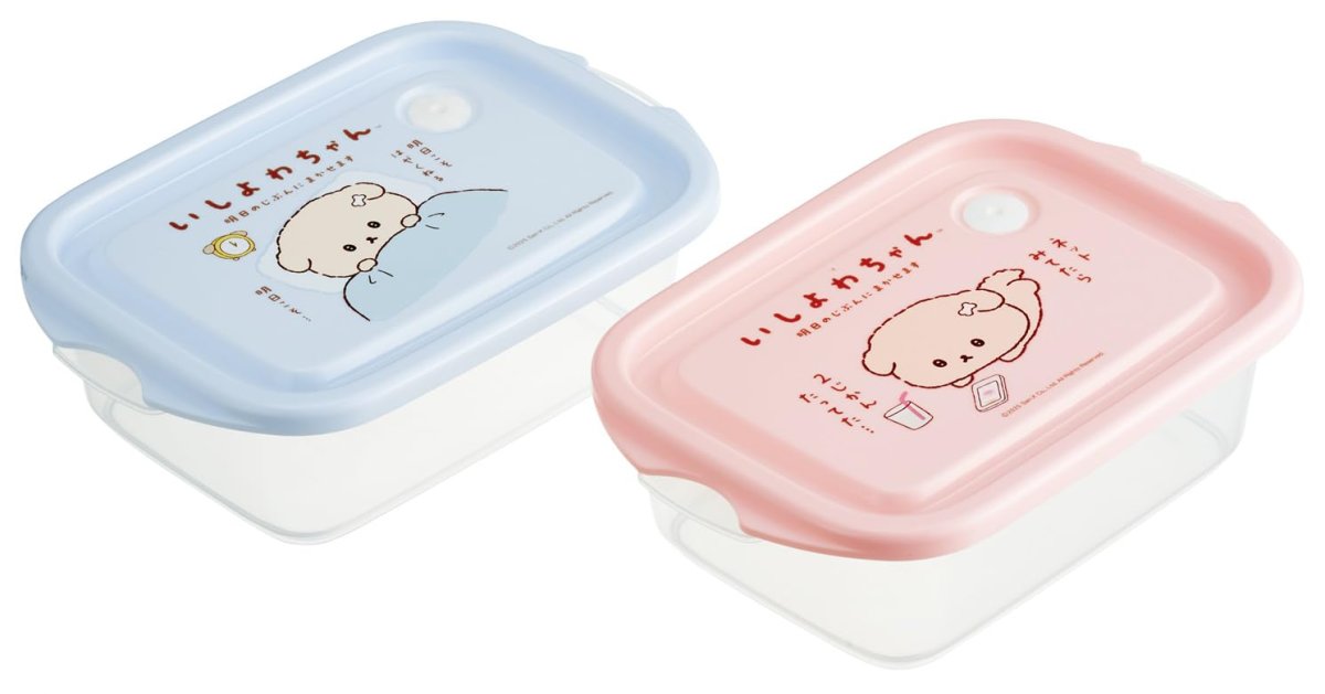 画像1: スケーター（Ｓｋａｔｅｒ） シール容器 ５００ｍｌ 日本製 ２個 セット いしよわちゃん 女の子 ＦＣＮ２Ｗ?Ａ (1)